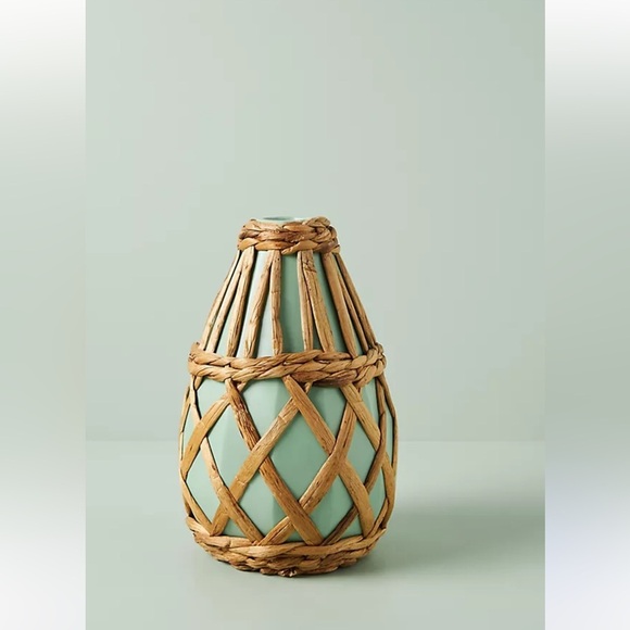 Anthropologie or Water Hyacinth Vase NWT